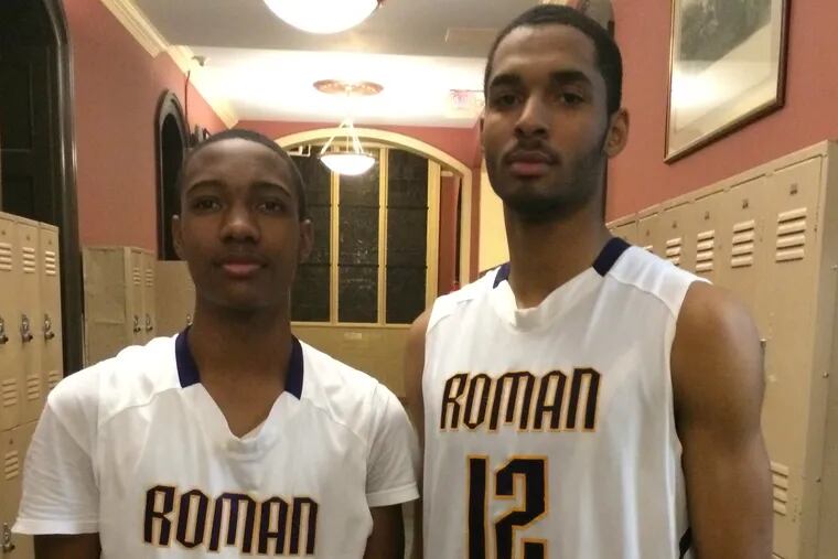 Tony Carr (left) and TreVaughn Wilkerson were among the players who supplemented the efforts of Roman stars Rashaan London and Shep Garner.