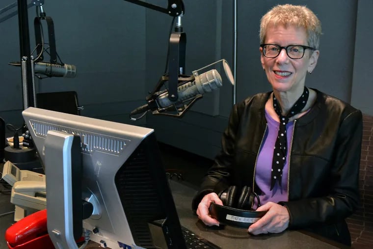 Terry Gross, host and co-executive producer of NPR and WHYY’s “Fresh Air with Terry Gross” at her WHYY Studio location in Philadelphia.