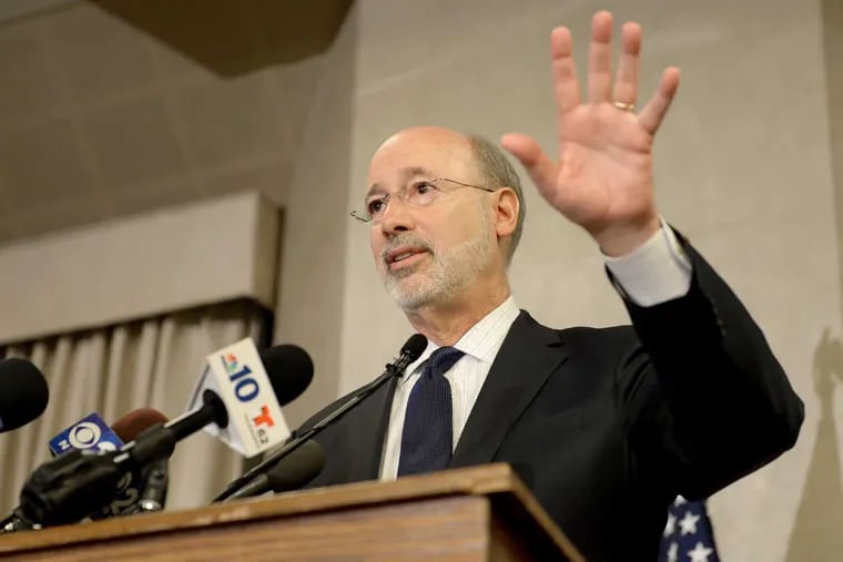 Gov. Wolf said “an invisible problem” has real consequences.
