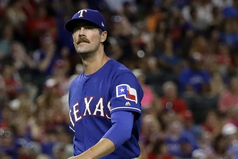 Texas pitcher and former Phillie Cole Hamels sees a bright future in Philadelphia.