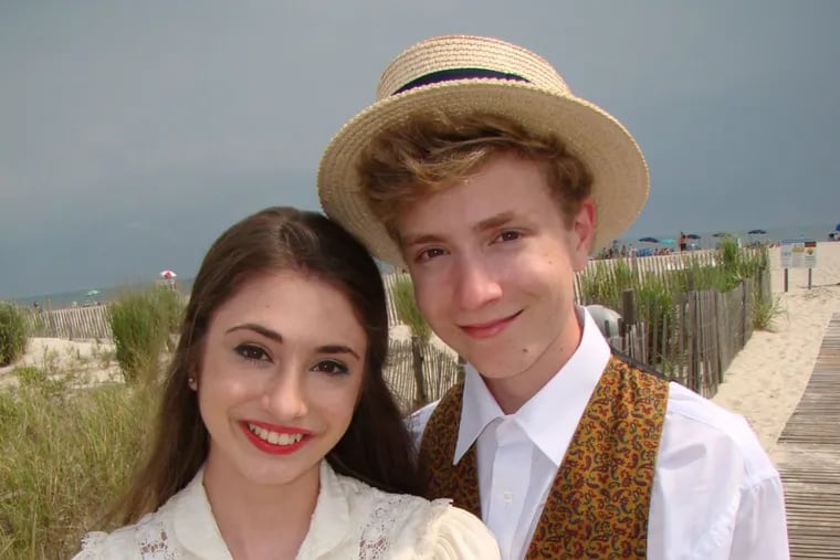 Brigid Harrington and Evan Smilyk in the East Lynne Theater Company production of Eugene O’Neill’s “Ah, Wilderness!”