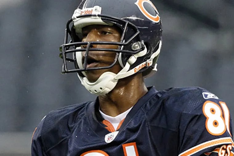 The Bears have released Sam Hurd after Hurd was arrested for allegedly agreeing to buy a kilogram of cocaine from an undercover agent. (AP File Photo)