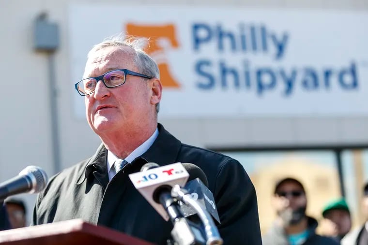Philadelphia Mayor Jim Kenney has a big lead in the race for campaign cash in the Democratic primary.
