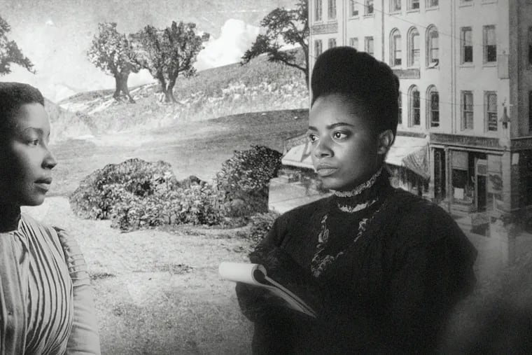 Paisley Carswell (right) as Ida B. Wells from Roger Ross Williams' new Netflix documentary, "Stamped from the Beginning."
