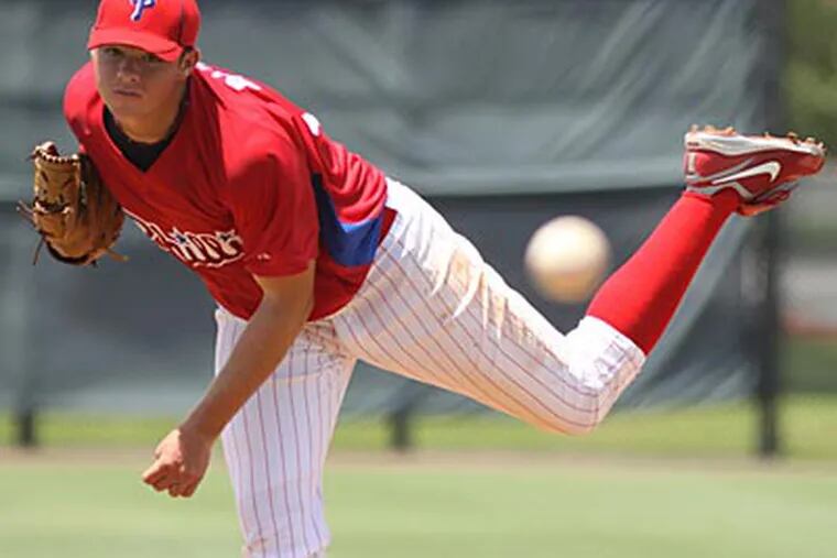 Jesse Biddle went 10-6 with a 3.22 ERA, striking out 151 batters in 142 2/3 innings in Clearwater. (Photo by Scott Purks)