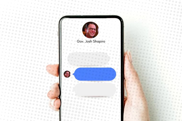 You can now text Gov. Josh Shapiro at 717-788-8990 as part of a new initiative from his office for direct communication.