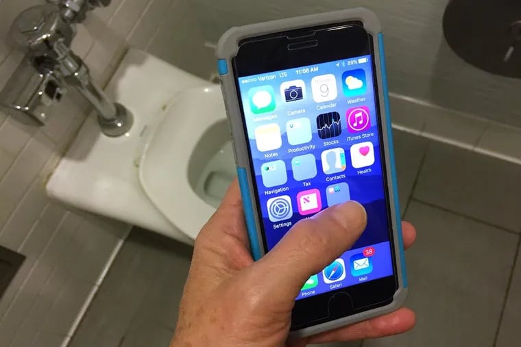 Toilets are loaded with all kinds of germs so don’t check your phone in the bathroom.