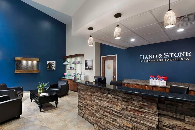 Hand & Stone has 44 offices in the region, including this one in Center City.