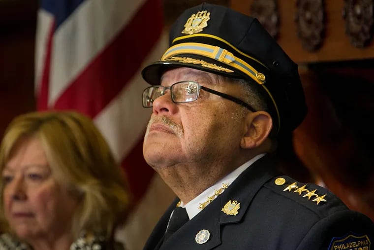 Philadelphia police commissioner Charles Ramsey announced his retirement at press conference in Mayors Reception room, City Hall on Wednesday, October 14, 2015. ( ALEJANDRO A. ALVAREZ / Staff Photographer )