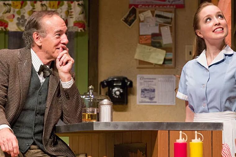 Mark Jacoby and Linda Elizabeth in Bristol Riverside Theatre’s production of Bus Stop by William Inge.
(Photo credit: Mark Garvin)