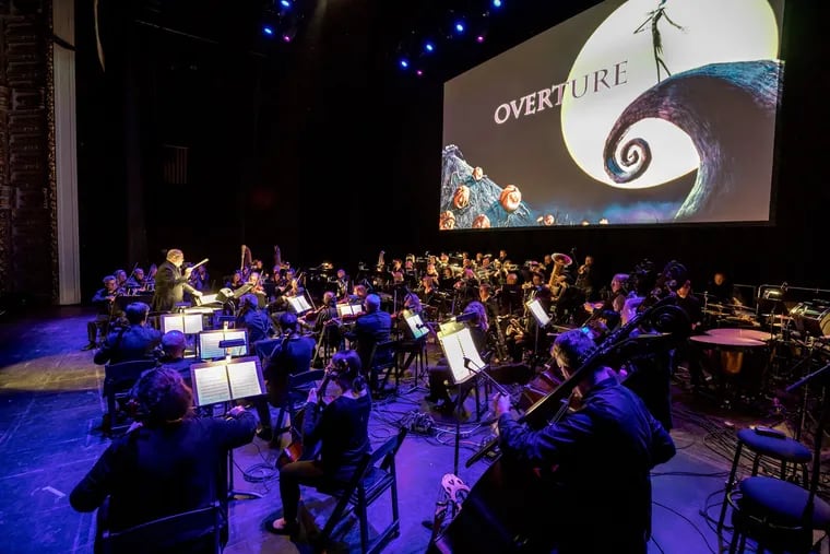 The Philly Pops performing Danny Elfman's score to "The Nightmare Before Christmas" at the Met Philadelphia on Oct. 24, 2019.