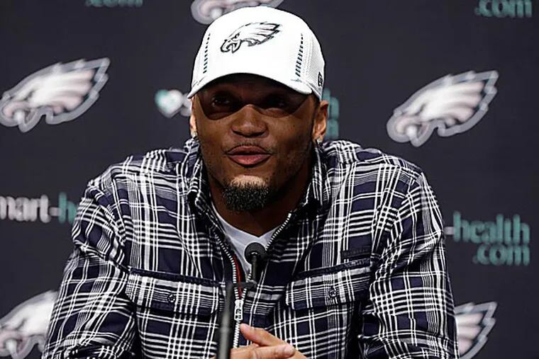 Patrick Chung spoke to a group of up-and-coming NFL coaches and personnel people about what athletes expect from coaches and management. (Matt Rourke/AP)
