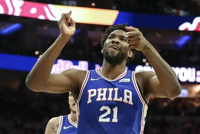 Joel Embiid, who has lower back tightness, did participate in the 76ers’ shootaround Bankers Life Field ahead of Thursday night's game against the Indiana Pacers.