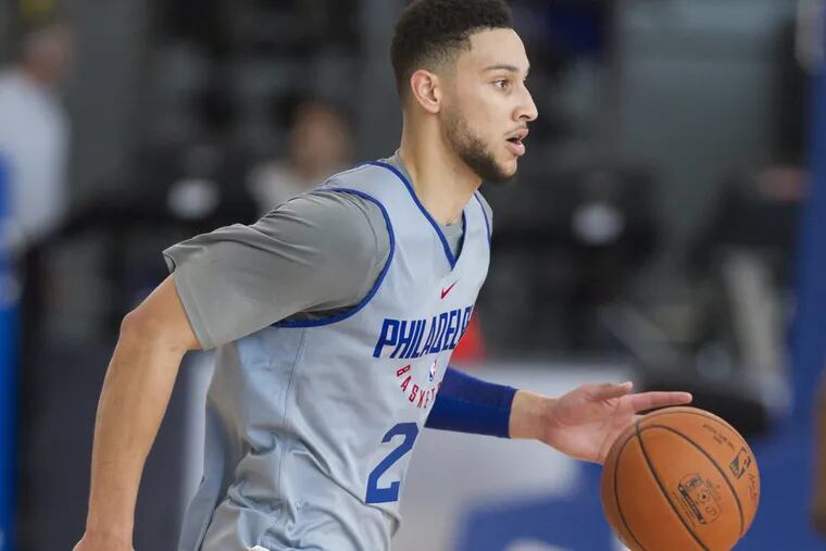 Ben Simmons in transition will be tough to stop. CHARLES FOX / Staff Photographer