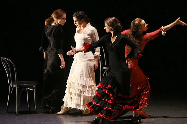 Soledad Barrio and Noche Flamenca III. (PHOTO: TIM RUMMELHOFF)