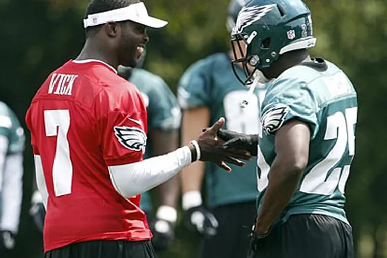 "A huge question mark is obviously Michael Vick. Can he stay healthy?" Mike Golic said. (Yong Kim/Staff Photographer)