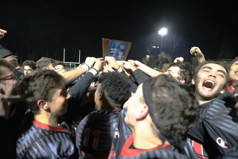 After winning the South Jersey Group 2 title on Friday night, Haddonfield's football team will play traditional rival Haddon Heights on Thanksgiving morning.