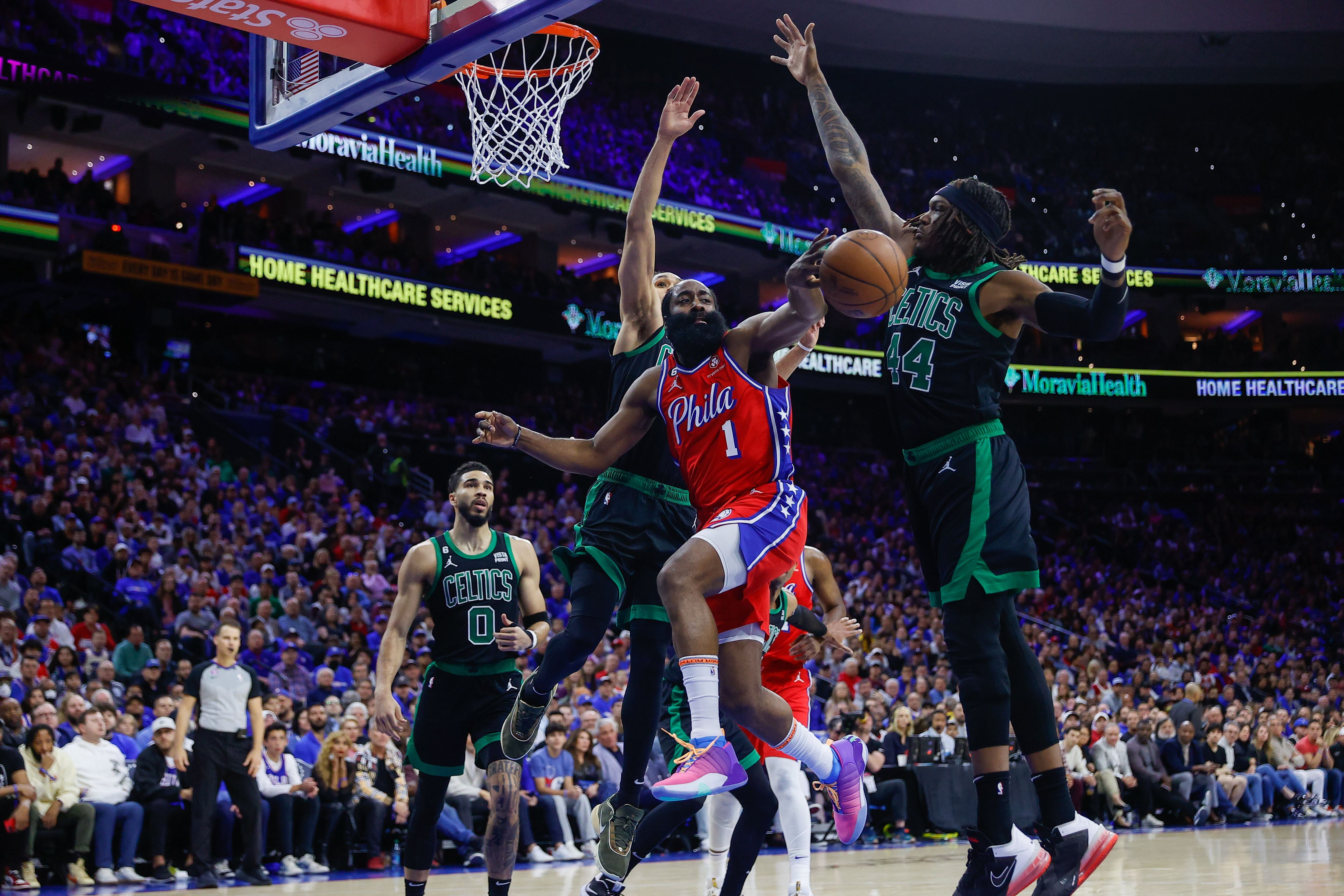 James Harden's shooting struggles continue in Sixers' Game 3 loss to Boston  Celtics