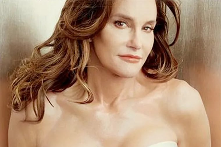 Caitlyn Jenner poses for Annie Leibovitz on the cover of Vanity Fair.