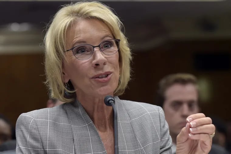 Education Secretary Betsy DeVos has indicated that she wants to change Title IX.