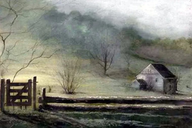 Lynch&#0039;s &quot;Mr. Stuart&#0039;s Ghost&quot; is part of the Brandywine River Museum collection. He often worked in water colors and oils.