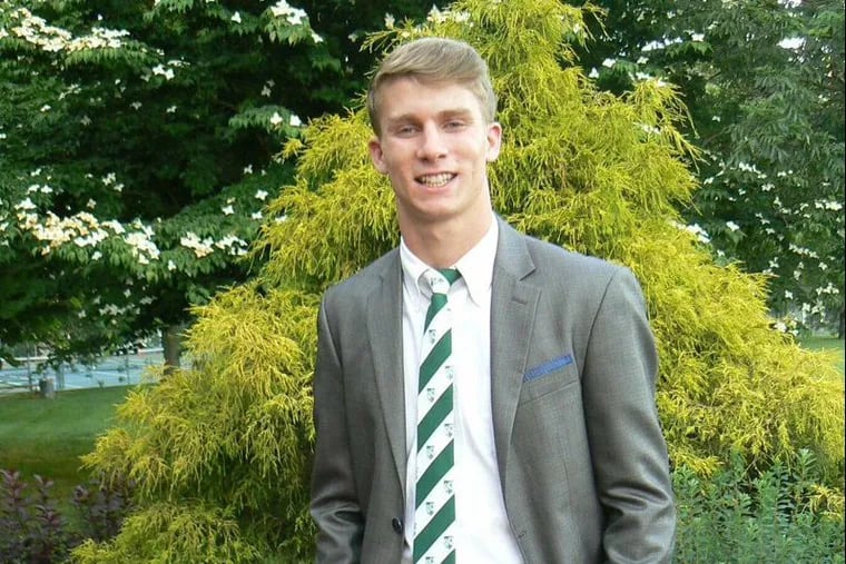 Mark Dombroski, the 19-year-old St. Joseph's University freshman whose body was recovered Monday afternoon in Bermuda, died as a result of a fall, and no foul play is suspected, authorities announced at a Thursday afternoon press conference.