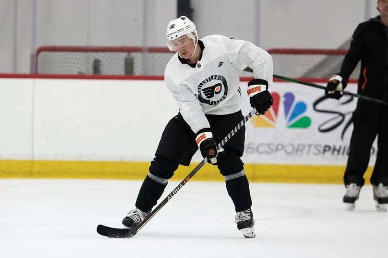 After a lost season, Bobby Brink is hoping to go from forgotten man to an opening-night roster spot with the Flyers.