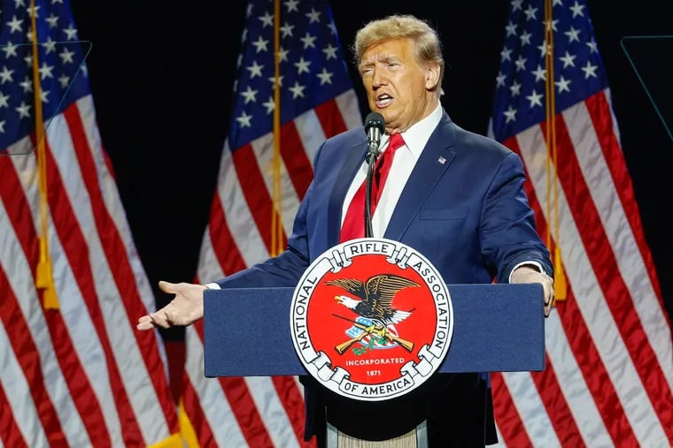 Former President Donald Trump wrongly claimed he won Pennsylvania in 2020 during a speech at a National Rifle Association event in Harrisburg earlier this month.