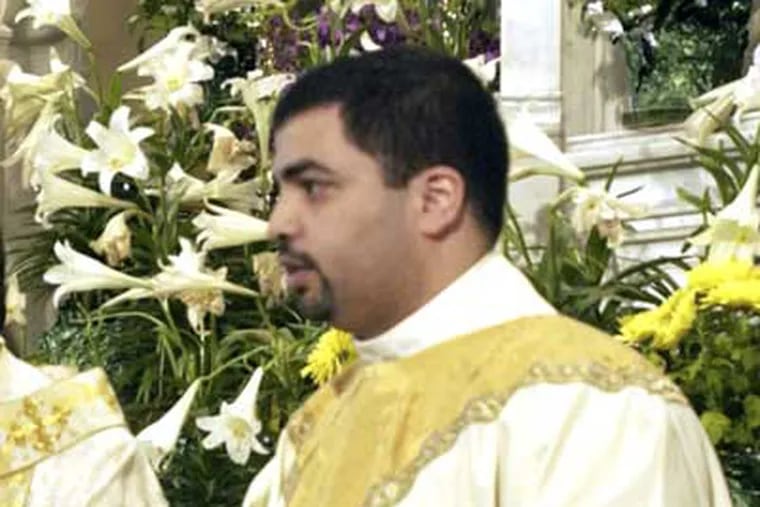 The Rev. Luis A. Bonilla Margarito has been removed as chaplain and pastor of St. Joseph Church in Reading. (Richard J. Patrick / Reading Eagle)