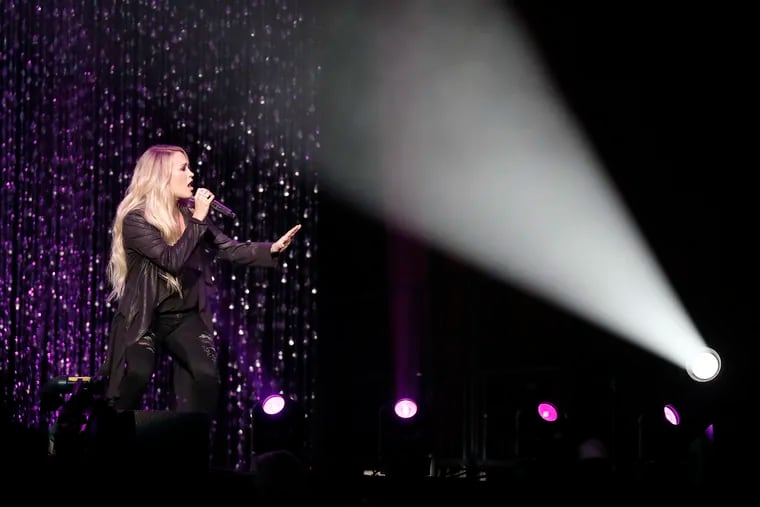 Carrie Underwood performs at the new Hard Rock Hotel & Casino in Atlantic City, N.J. on June 29, 2018. ELIZABETH ROBERTSON / Staff Photographer