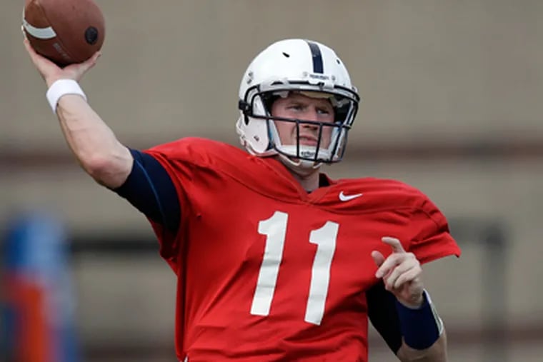 "This is what you play for, for 12 Saturdays out of the year," Matt McGloin said. (Gene J. Puskar/AP)