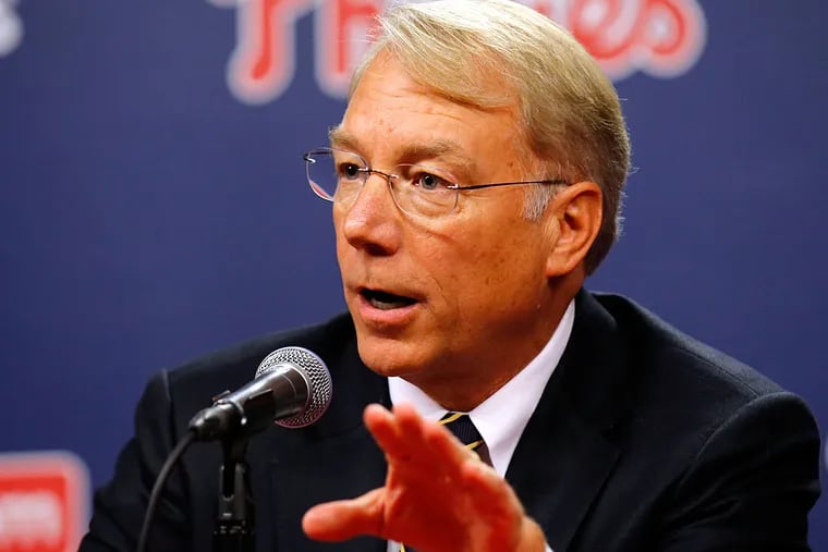 Phillies president Andy MacPhail.