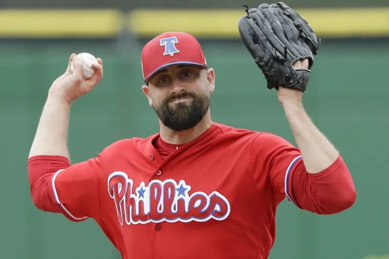 Phillies pitcher Pat Neshek has been on the disabled list with a sore shoulder.