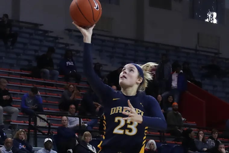 Bailey Greenberg scored 19 points Friday to help lead Drexel to its seventh straight win.