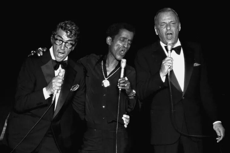 Singer Deana Martin grew up with some of the Rat Pack: (from left) her father, Dean Martin; "Uncle Sammy" Davis Jr.; and "Uncle Frank" Sinatra in 1978.