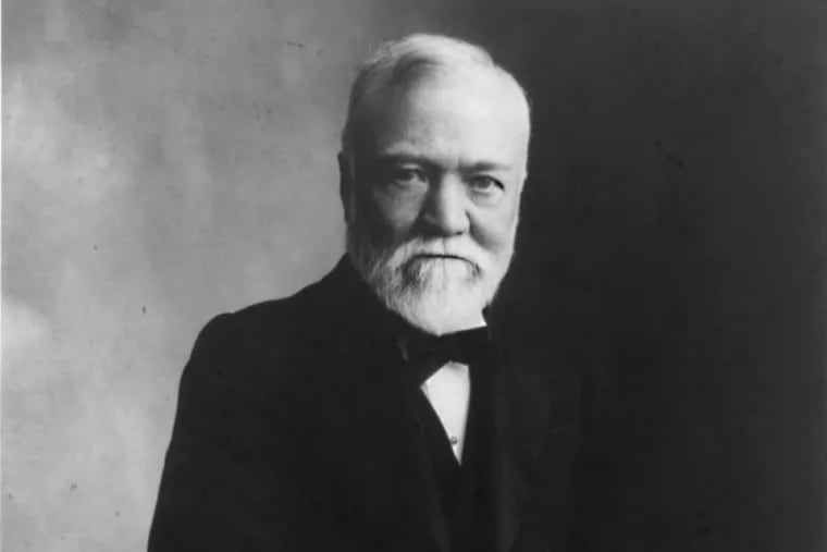 Noted philanthropist of the first gilded age Andrew Carnegie, Credit: Library of Congress