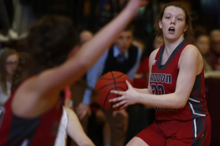 Haddon Township’s Grace Marshall scored her 1,000th point on Thursday.