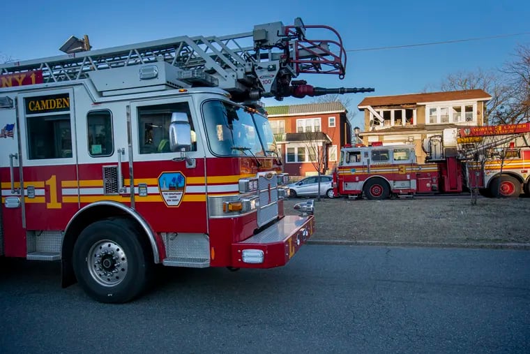 File photo of a Camden Fire Department ladder truck