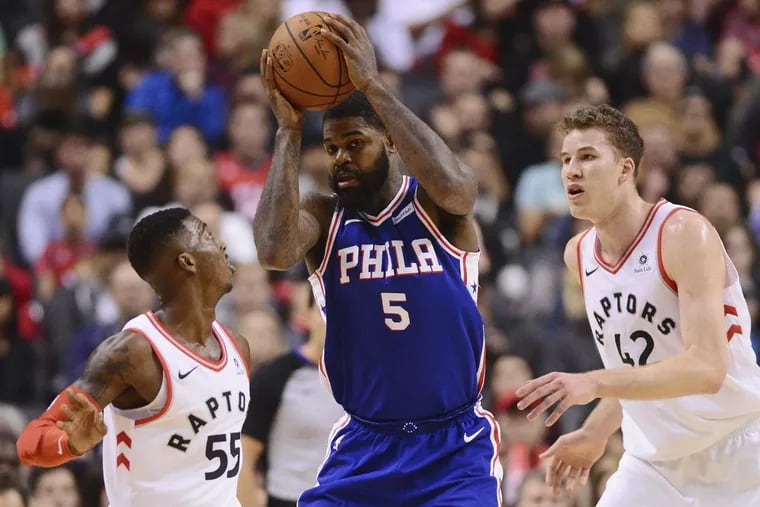 Amir Johnson did not play in Saturday’s game at the Golden State Warriors.