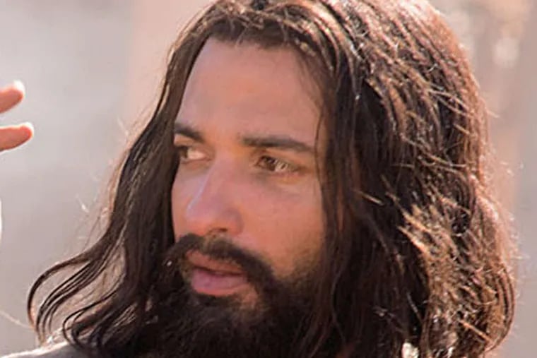 Haaz Sleiman as Jesus of Nazareth in National Geographic Channel's Killing Jesus.   (Photo credit: National Geographic Channels/Kent Eanes)