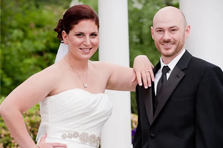 Emily Brenner & Tom Caracciolo were married May 15 in Voorhees, NJ. (Jeremy Messler Photography LLC)
