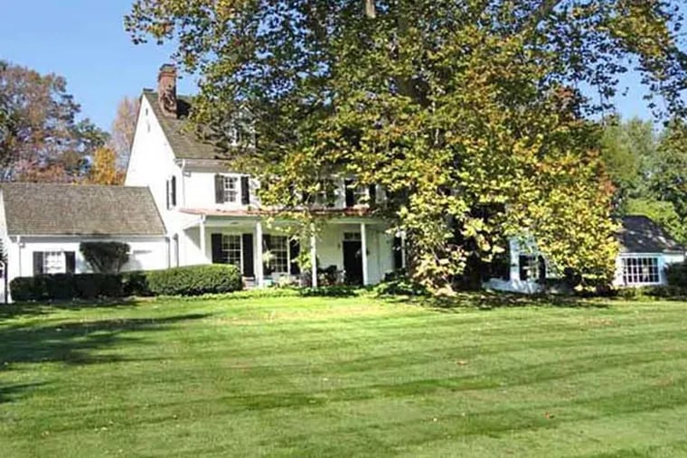 This Abington Township home, located at 630 Washington Lane, was built in 1736 by Jenkinton founder Stephen Jenkins. It's currently on the market for $1.2 million.