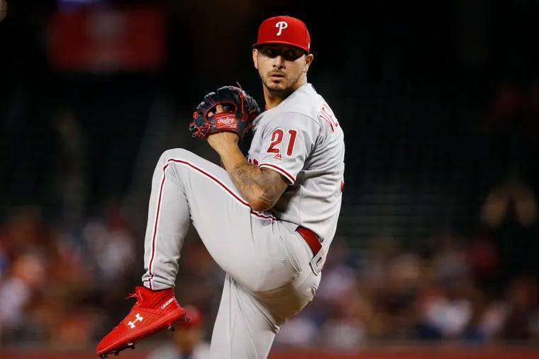 Vince Velasquez pitched seven innings for the first time in nearly a year to lead the Phillies in their 7-3 win over Arizona Monday night.
