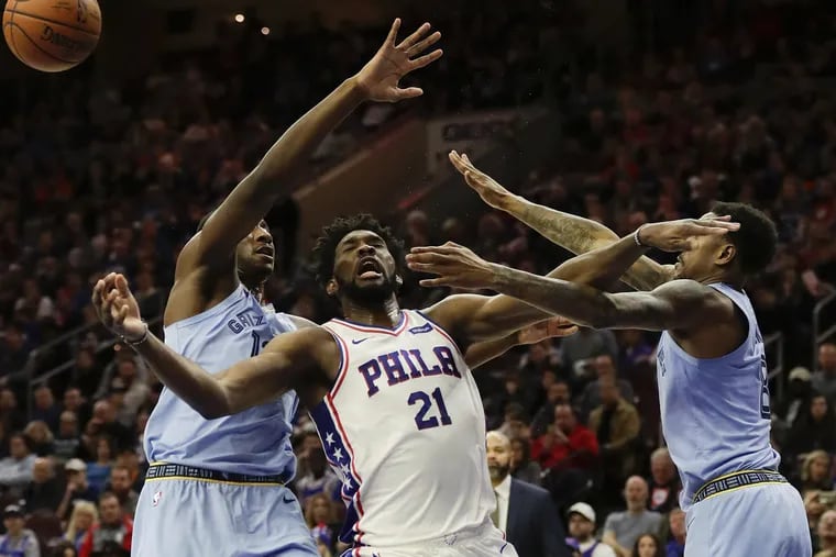 The Sixers beat the Grizzlies Sunday despite Joel Embiid's poor shooting performance.