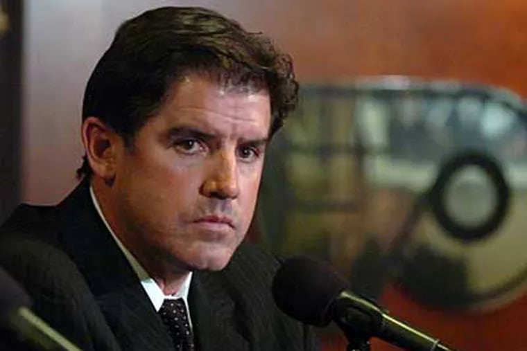 The Flyers have named Peter Laviolette as their new head coach.  ( Clem Murray / Staff Photographer )