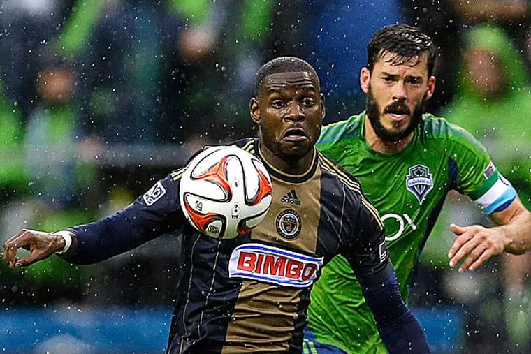 The Union's Maurice Edu. (Ted S. Warren/AP)