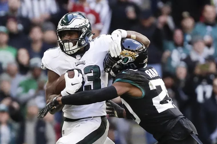 Rookie running back Josh Adams had a big day for the Eagles.