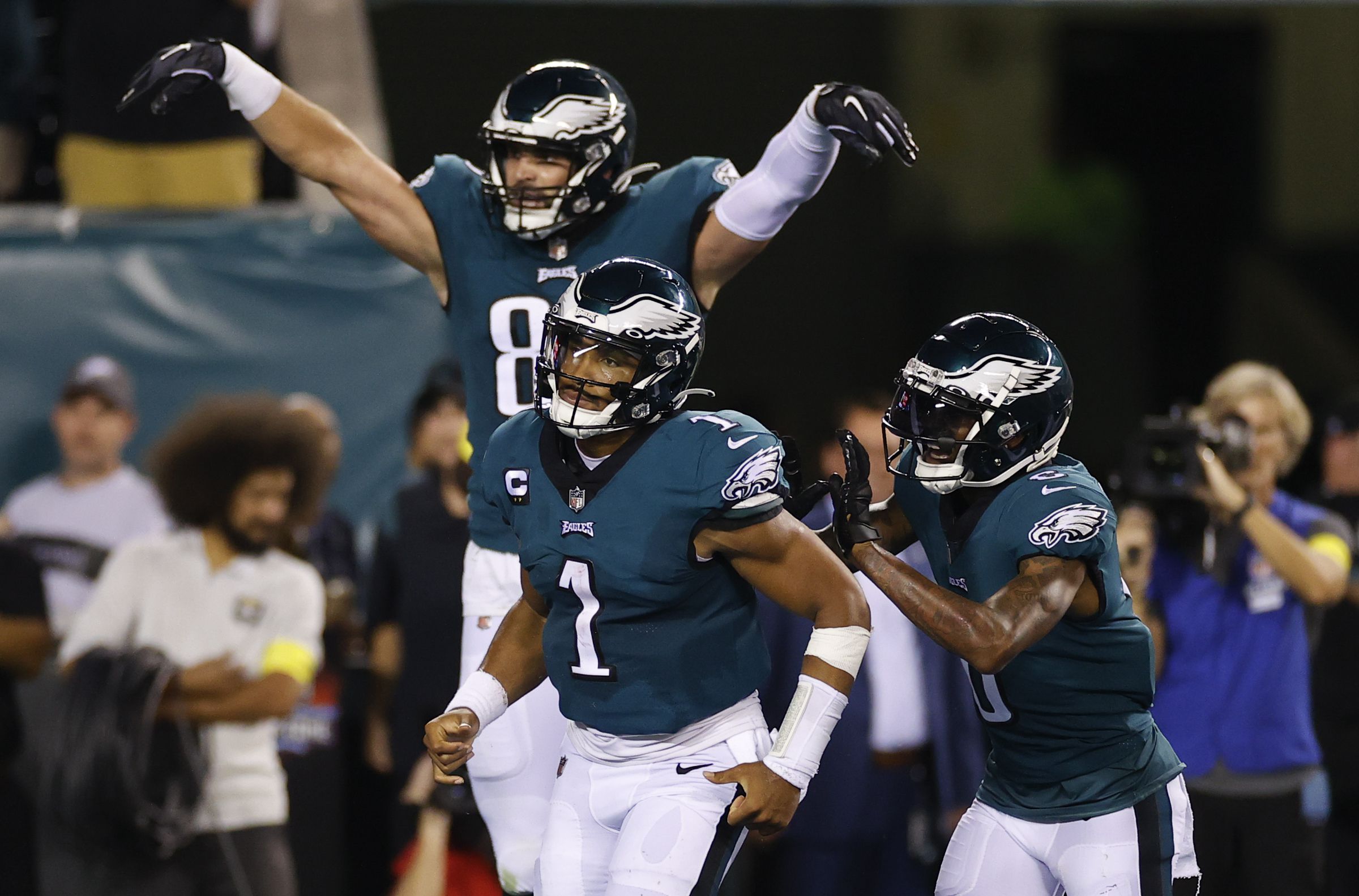 The Philadelphia Eagles are the NFL's last remaining unbeaten for first  time since 2004