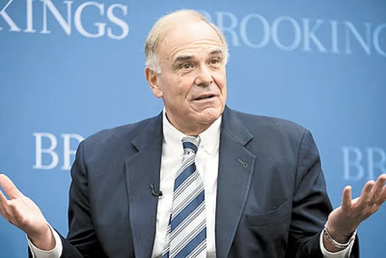 Ed Rendell, governor of Pennsylvania, speaks during an event at the Brookings Institute in Washington, D.C., on Jan. 12.