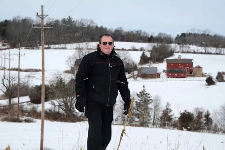 "The farmland is forever compromised," said Charles Fisher, whose seventh-generation family farm would be diagonally crossed by the pipeline.